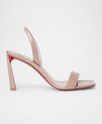 Christian Louboutin 85mm Condora Leather Slingback Sandals