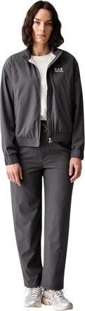 Emporio Armani Trainingsset - Dames - Trainingspakken - Grijs - L - Polyester - Fitness