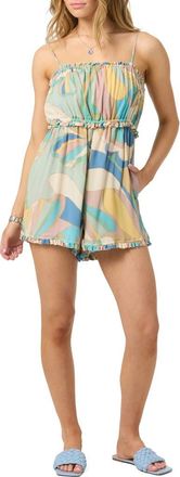 O'Neill Micah Butterfly Romper in Desert Sage at Nordstrom, Size Xx-Large