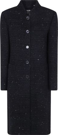 Semicouture Phillis Classic Coat - Coats - Mujer - Negro - S