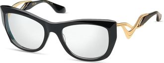 Dita Eyewear ICELUS Demo Cat Eye Ladies Eyeglasses DTX438-A-01 55