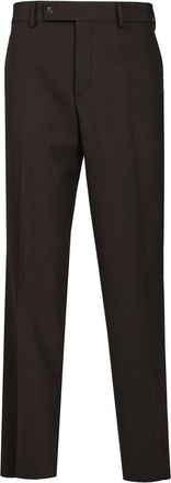 Fendi Broeken, Heren, Bruin, L, Wol, Cigarette Broeken