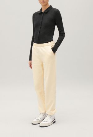 Claudie Pierlot Pantalon jogging vanille