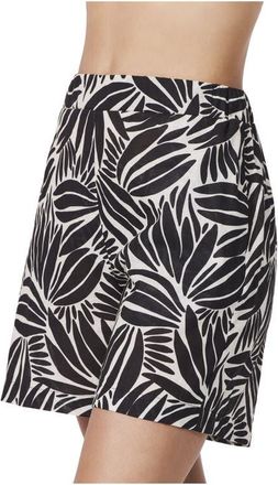 Gottex Comeback Short Cover-Up in Black-White at Nordstrom, Size X-Large