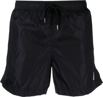 Moncler logo swim shorts - men - Polyamide/Polyamide - S - Blue