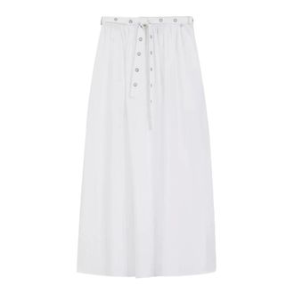 HUGO BOSS Hugo, Maxi Skirts, female, White, Size: XL C Vidol Maxi Skirt