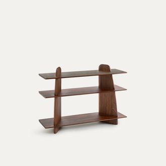 AM.PM Lage boekenkast in massief notenhout, klein model, ILOSS