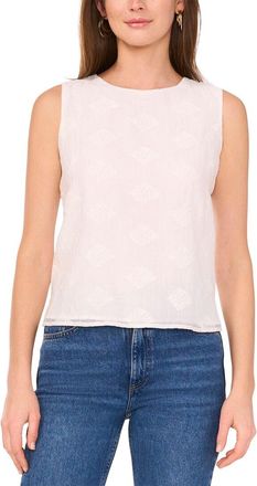 Vince Camuto Sleeveless Crewneck Blouse