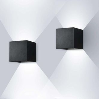 OEM Unidades De Apliques Led Cob De 12 W Para Interior/exterior, Aplique De Aluminio Ip67 Resistente Al Agua Con &Aacute;ngulo Ajustable, Luz Blanca Fr&iacute;a De 6000