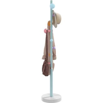 vidaXL Appendiabiti Blu 172 cm in Ferro Verniciato a Polvere - Vidaxl
