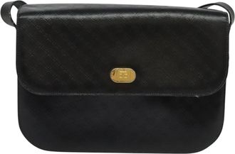 Ferragamo Black Leather Shoulder Bag (Pre-Owned)