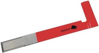 Bison Hacha De Coser, Longitud Total 400 Mm, Rectificada En 3 Lados, Fabricada En Acero Crv