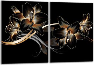 OEM Placa Protectora De Vidrio Para La Estufa 2x40x52 Orchidea