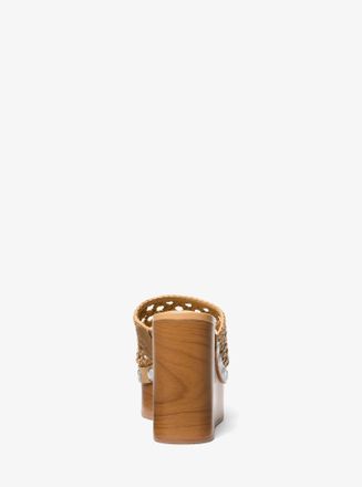 Michael Kors Mayes Woven Wedge Sandal