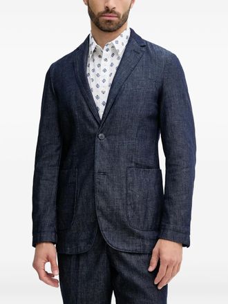 Benetton chambray blazer - Blue