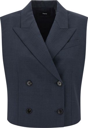 Theory Double Breasted Vest