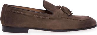 Doucal's Mocassins met kwasten en zijvlecht - Heren - Loafers - Bruin - 45 EU - Leer - Schoenen