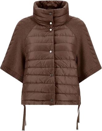 Herno Resort Jacket - Dames - Winterjassen - Bruin - M - Nylon - Jassen