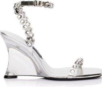 Jessica Rich The Diamond Wedge in Silver at Nordstrom, Size 36