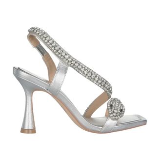 Alma En Pena Alma EN Pena, Schoenen, Dames, Grijs, 37 EU, Cirkelvormige Slangenhak Sandaal