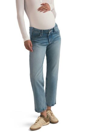 Favorite Daughter The Otto Mama Relaxed Straight Leg Maternity Jeans in Santa Barbara at Nordstrom, Size 27