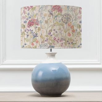 Voyage Maison Neso Table Lamp With Hedgerow Eva Lampshade in Blue