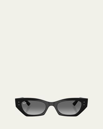 Ray-Ban Zena Plastic Cat-Eye Sunglasses