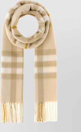 Burberry embroidered cashmere scarf