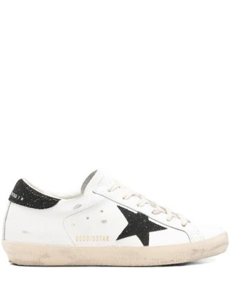 Golden Goose star-patch sneakers - Bianco