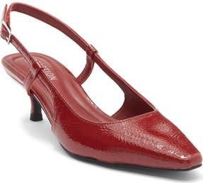 Kenneth Cole Reaction Maggie Mesh Slingback Pump in Red Patent at Nordstrom Rack, Size 5.5