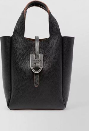 Hogan leather mini tote bag