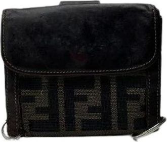 Fendi Pre-owned Wallets, female, Brown, Size: ONE SIZE Pre-owned Leather Wallet