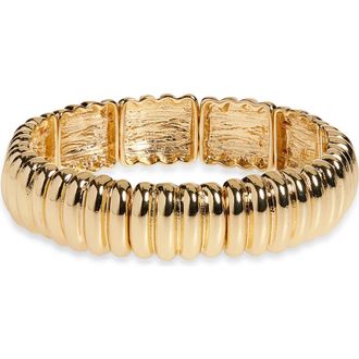 Nordstrom Puffy Stretch Bracelet in Gold at Nordstrom Rack