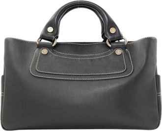 Celine Pre-owned Vintage Handtas - Dames - Pre-owned - Zwart - Maat: ONE Size Zijde