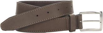 Johnston & Murphy Deaton Leather Belt in Stone at Nordstrom, Size 32