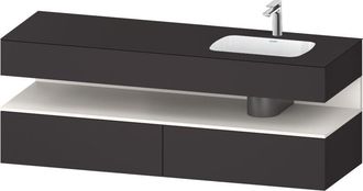 Duravit Qatego Lavabo Encastrado Con Base De Lavabo Consola, - Duravit