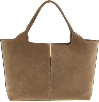 Tod's Beige Calfskin Tote Womens Bag