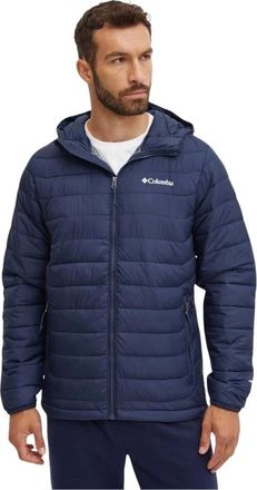 Columbia Powder Lite II Giacca Isolante con Cappuccio - - Sport - Uomo - Blu - L
