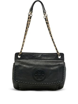 Tory Burch Chelsea leather shoulder bag - Black