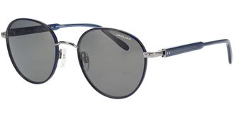 Jaguar 37469 Polarized 6500 Mens Sunglasses Blue Size 53