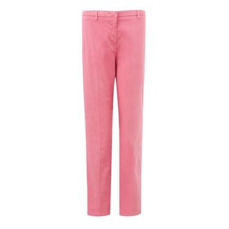 Lardini Broeken, Dames, Roze, S, Katoen, Elegante Katoenen Broek