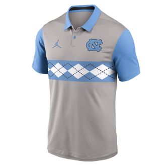 Nike Jordan Mens North Carolina Vapor Jordan Brand Dri-FIT College Polo in Grey | 0JHT0F2KNCN-B3F