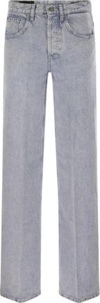 Dondup Jacklyn Wide Leg Jeans - Dames - Loose Fit Jeans - Blauw - W27 - Katoen - Jeans