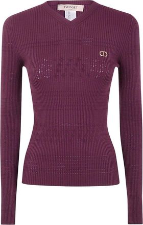 Twin-Set Purple a gemelli set viola