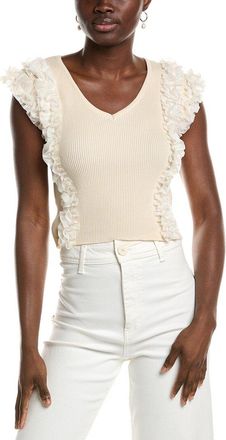 Anna Kay & Co. Doree Fleur Cashmere-Blend Sweater