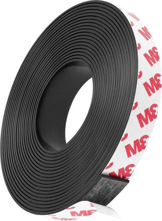 OEM Cinta Magn&eacute;tica Autoadhesiva - 2 Metros - 15 Mm X 1,5 Mm - Tira Magn&eacute;tica Con Fuerte Capa Adhesiva - Se Puede Cortar A Medida