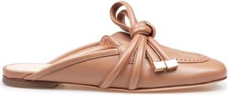 AGL Womens Ribbon Mule In Cocoa