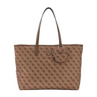 Guess Adrian Logo Large Tote - - Bags - Donna - Marrone - ONE SIZE
