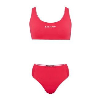 Balmain Bikinis, female, Pink, Size: 2XS Two-piece Swimsuit