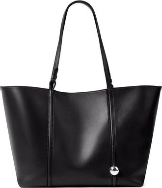 Jacquemus The Marino leather tote bag - unisex - Calf Leather - One Size - Black